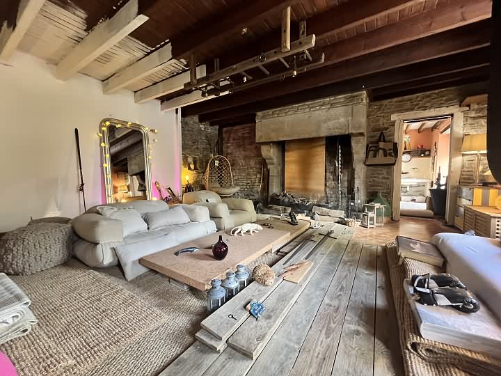 3 bed stone house for sale near Le Tanu