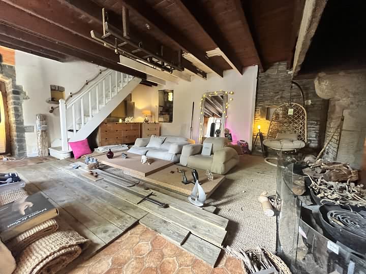 3 bed stone house for sale near Le Tanu