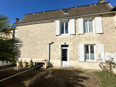 3 bed stone house for sale near Pliboux