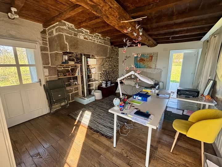 4 bed stone house for sale near Le Tanu