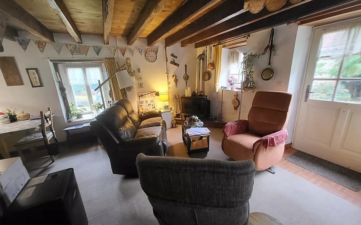2 bed stone house for sale near Naillat