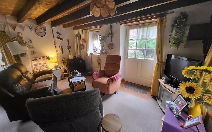 2 bed stone house for sale near Naillat