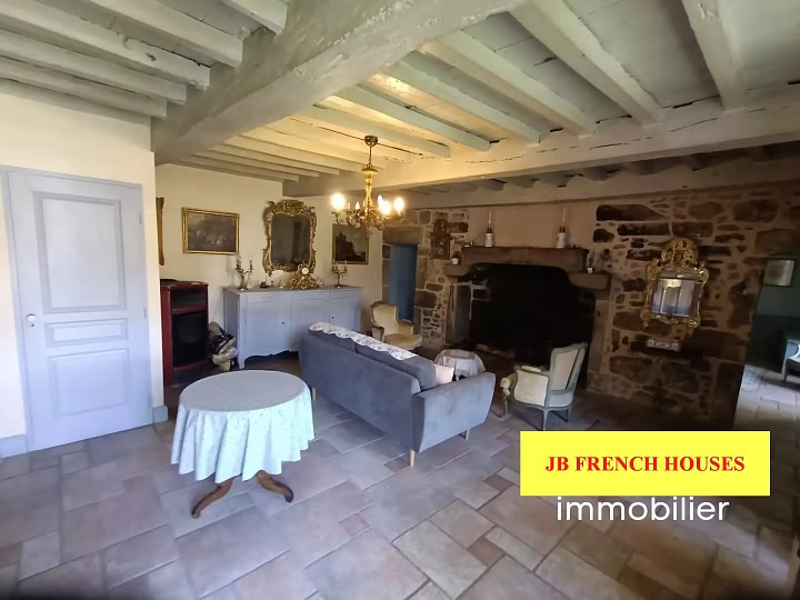 6 bed stone house for sale near Farges