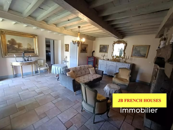 6 bed stone house for sale near Farges