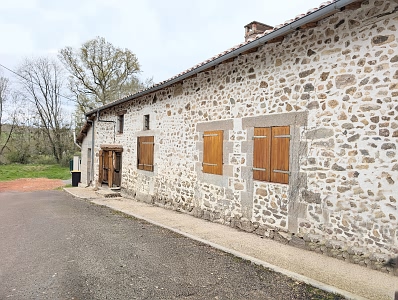 2 bed stone house for sale near Ansac Sur Vienne