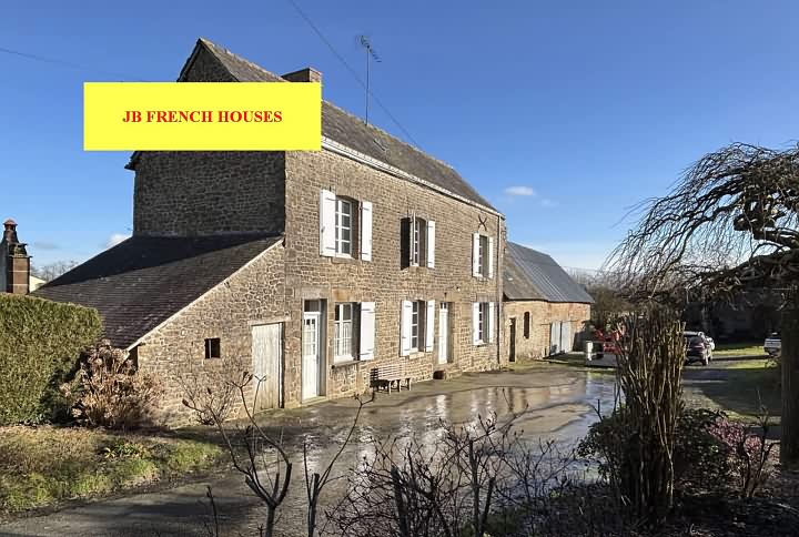 3 bed stone farmhouse for sale near Lesbois