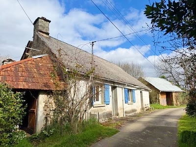2 bed stone house for sale near Affieux