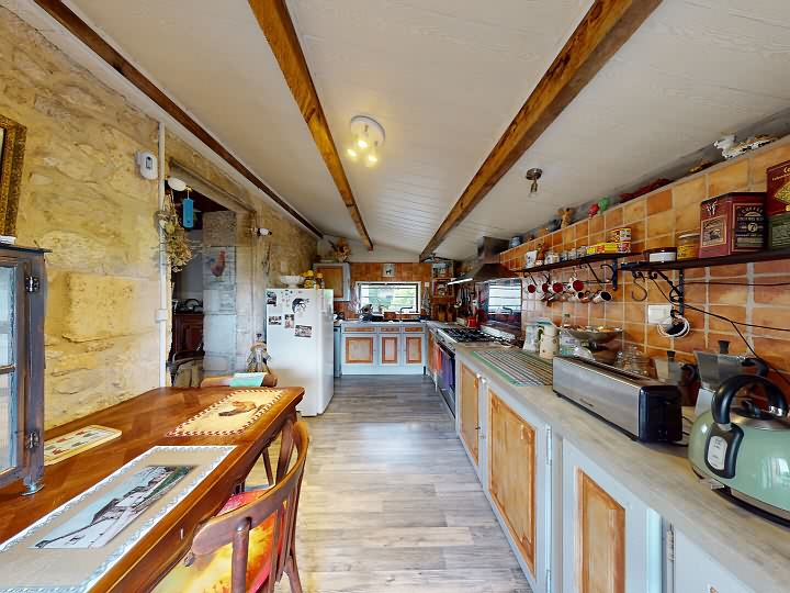 3 bed stone house for sale near Aubas