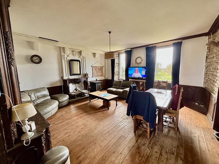 4 bed stone house for sale near Le Tanu