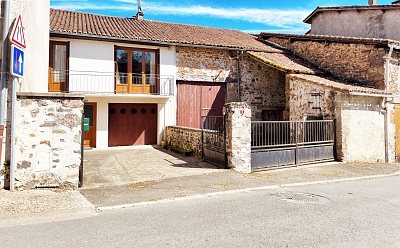2 bed stone house for sale near Ansac Sur Vienne