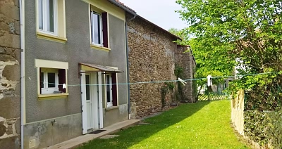 2 bed stone house for sale near Glénic